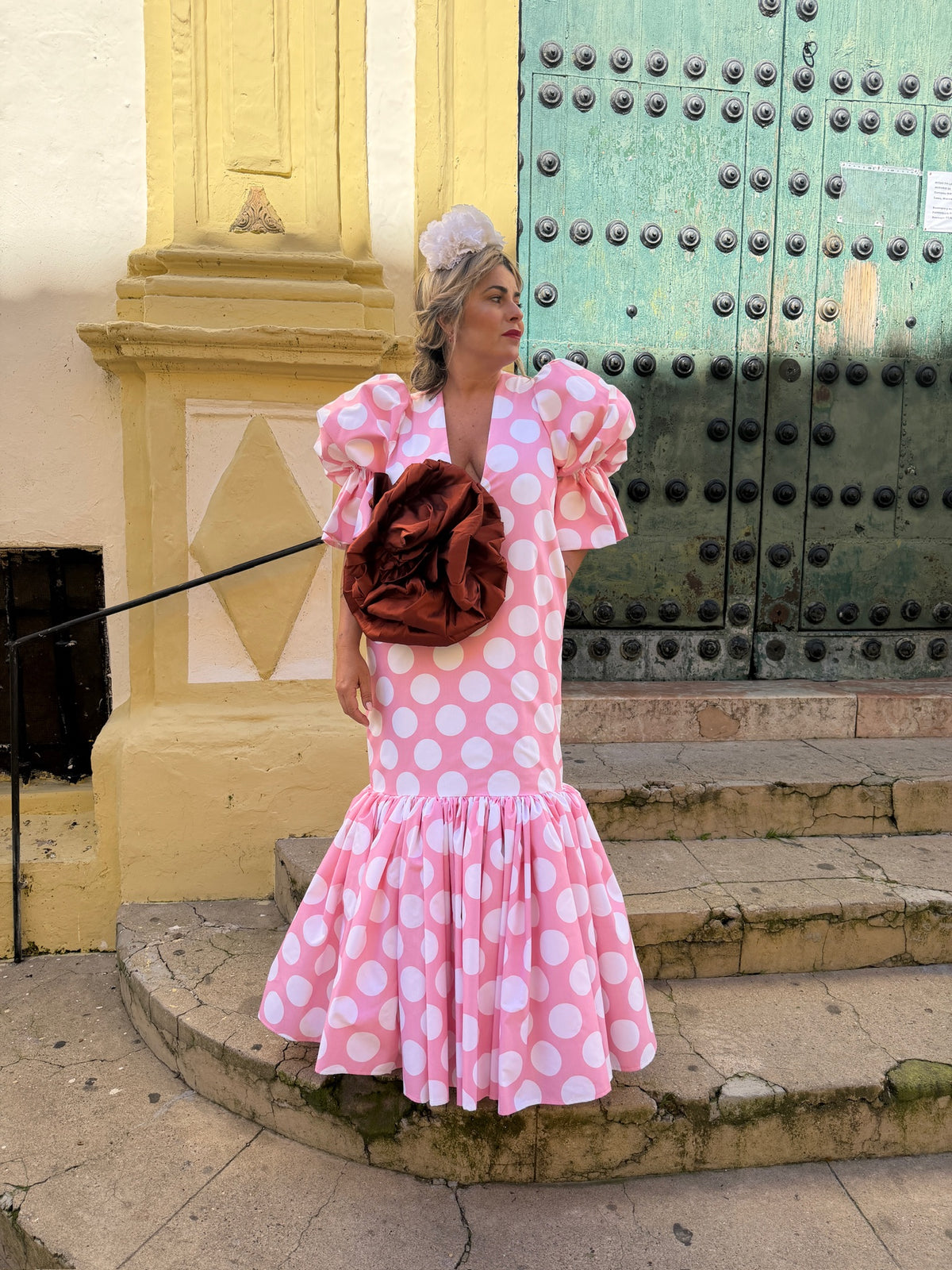 Traje de flamenca Rosa