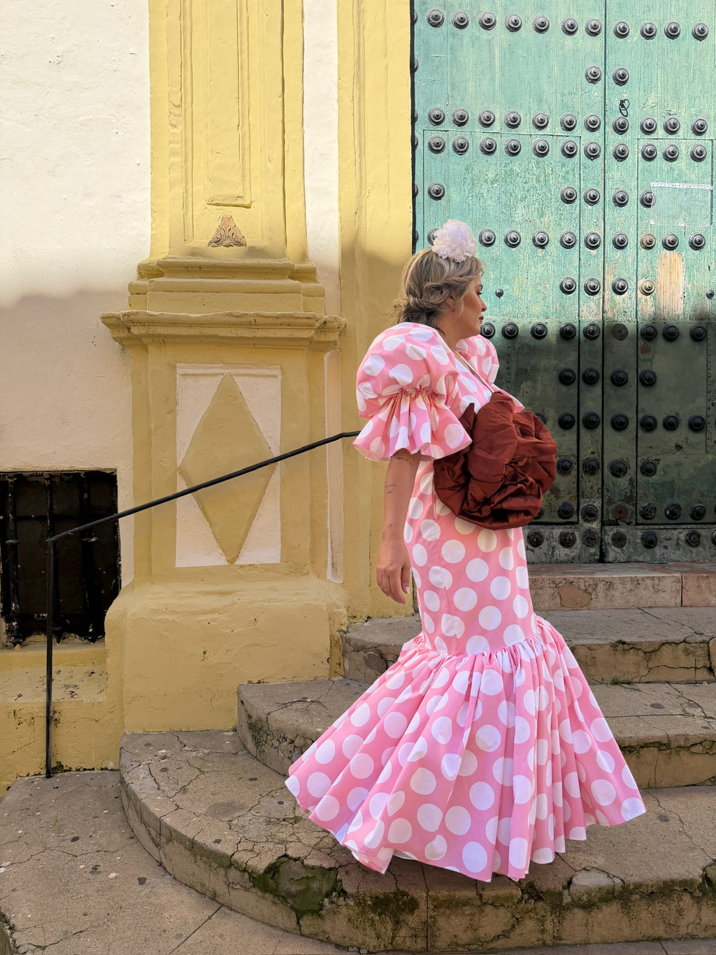 Traje de flamenca Rosa