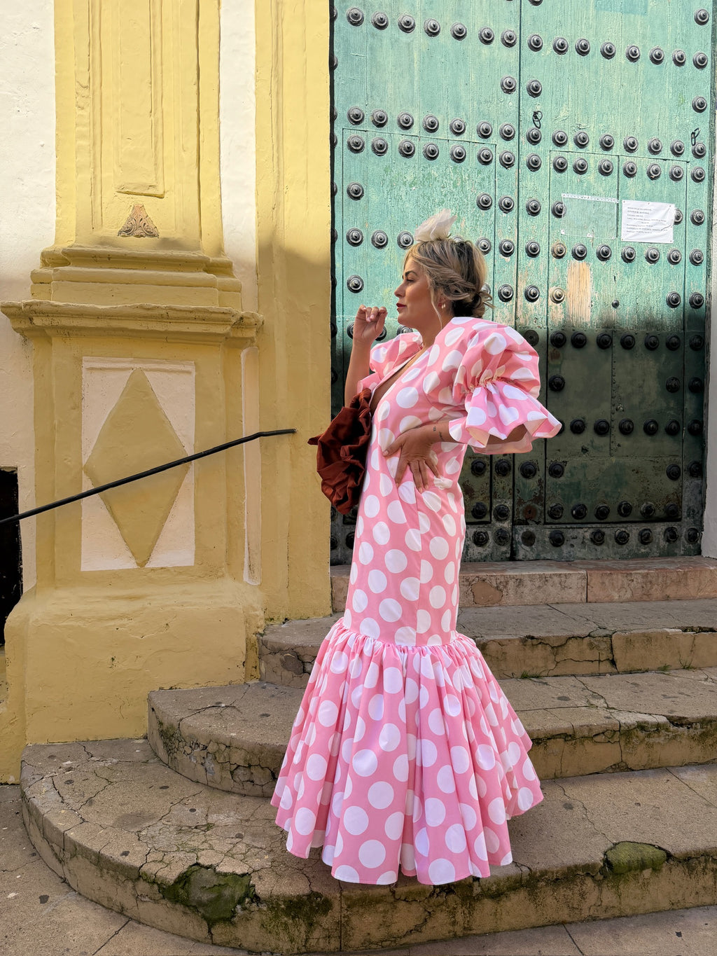 Traje de flamenca Rosa