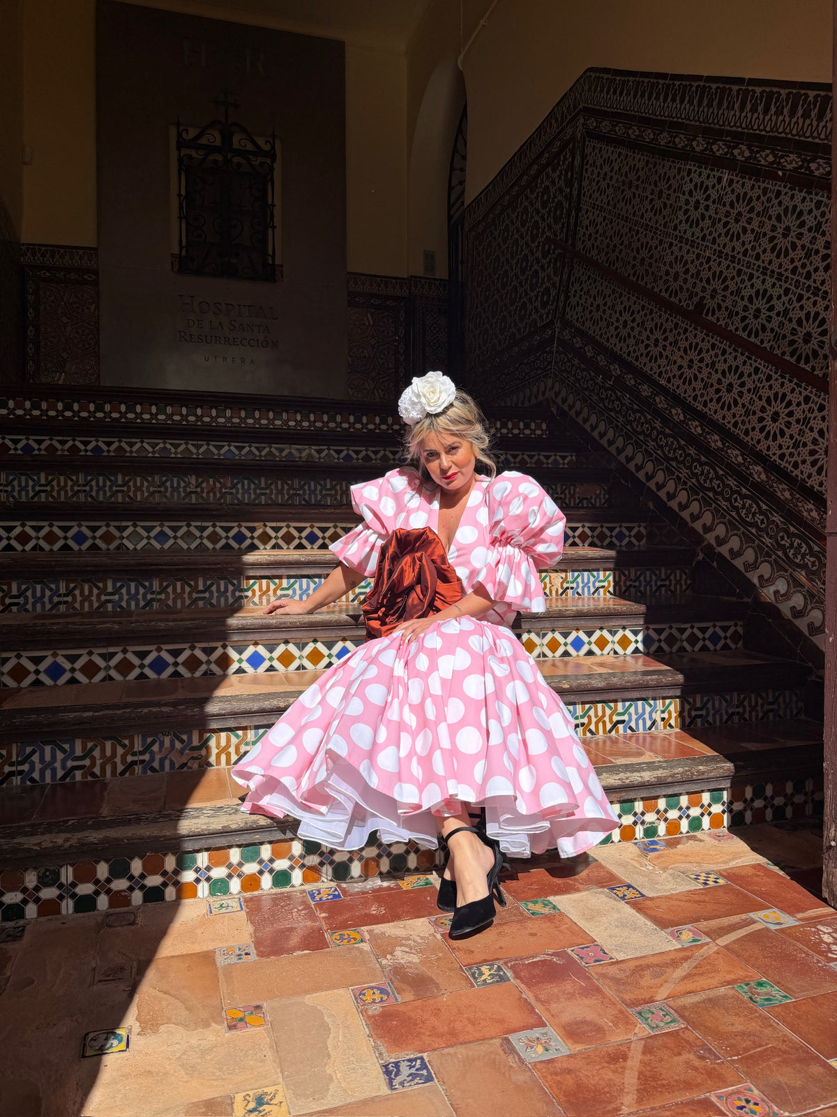 Traje de flamenca Rosa